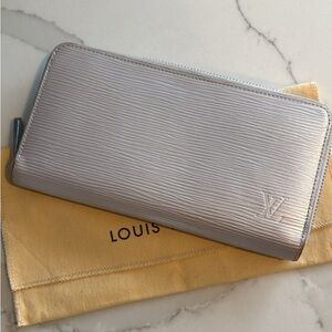 Louis Vuitton Metallic Silver Wallet